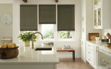 window treatments in kitchen